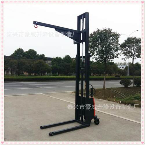 江苏厂家1.6M2M3M4M电动挂勾式货物升高车 半自动装卸搬运机