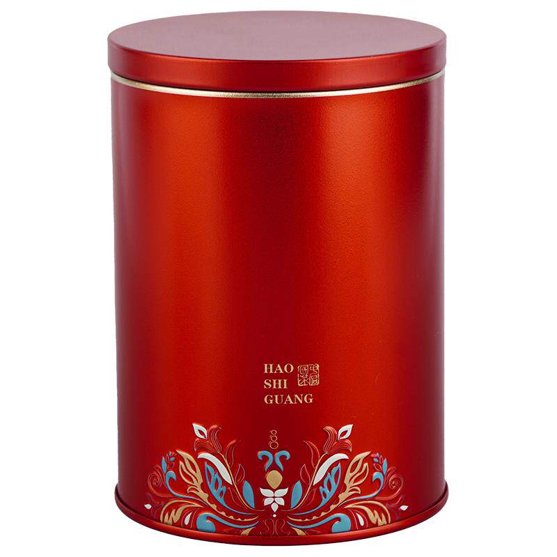 烟盒保护盒大容量粗中细支烟金属罐圆形桶密封防潮保湿马口铁罐