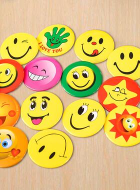 Smiley Face Pin Badges, Metal Enamel Pins, Cartoon Expressio
