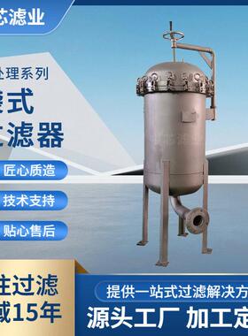 中芯滤业四袋式过滤器化工快拆式袋式过滤器不锈钢水过滤器