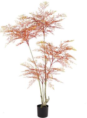 仿真植物南天竹落地盆栽室内大型仿生绿植摆件客厅轻奢装饰花假树