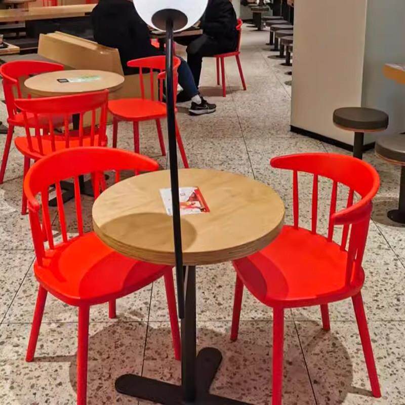 肯德基同款餐椅面馆小吃火锅麻辣烫烧烤餐饮美容店桌椅靠背奶茶店