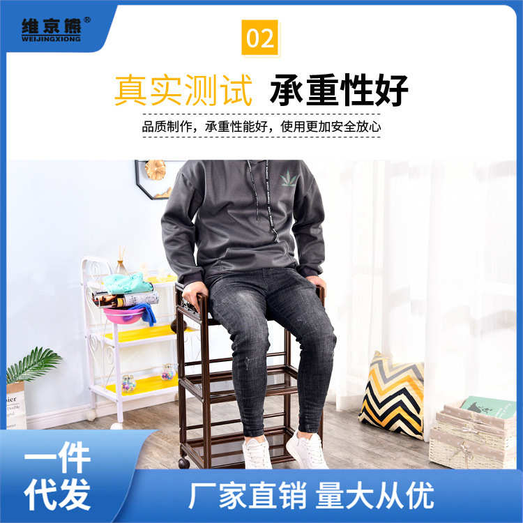 美容推车美容院小推车理发店工具车纹绣美甲收纳车火罐置瑞仟