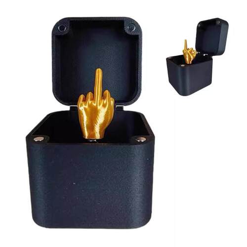 中指礼盒Gift Box 烦人礼物盒圣诞节玩具整人整蛊现货