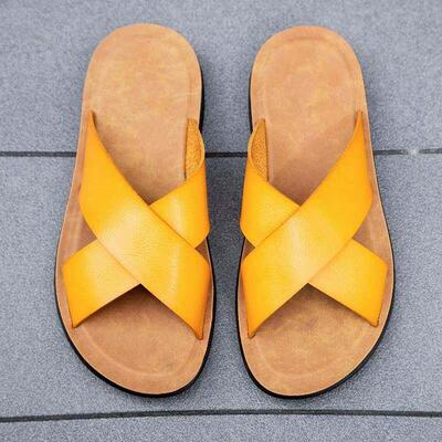 Slippers For Men Leather Slippers Flipflops Sandals Men 鞋