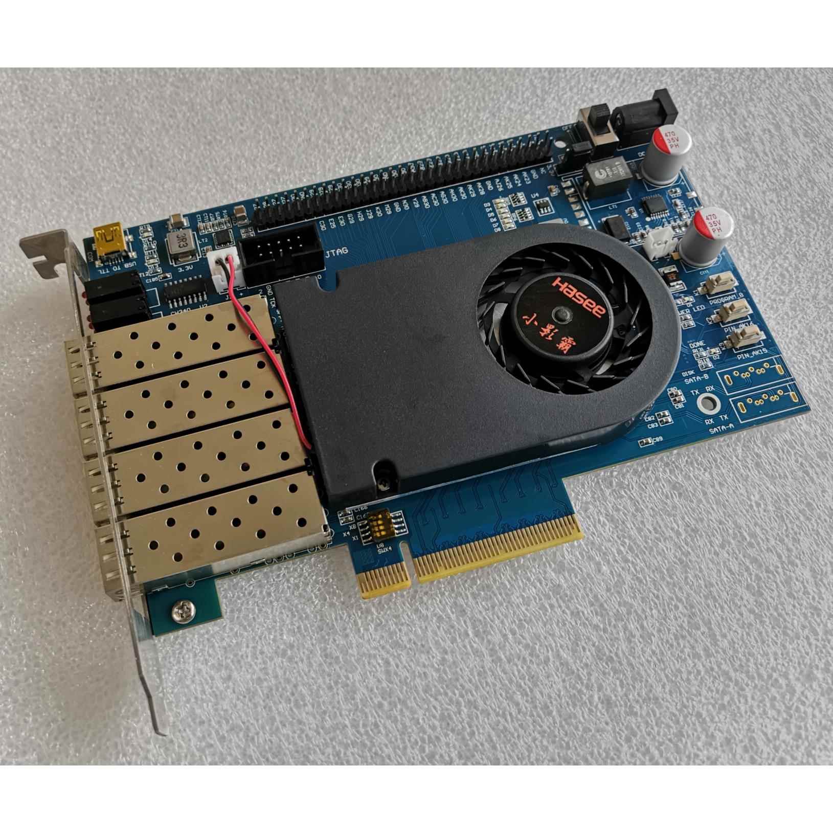 xilinx fpga开发板xilinx pcie Kintex 7开发板XC7K420T SFP+ 10G