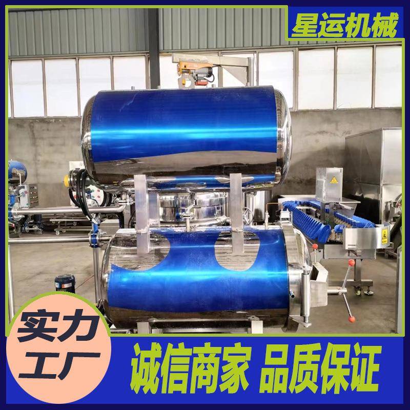 小型高温高压酱牛肉双层水浴杀菌釜玻璃瓶装罐头食品反压杀菌锅