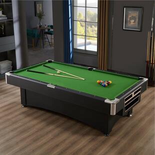 台球桌多功能自动回球家用美式标准型商用桌球台室内8尺