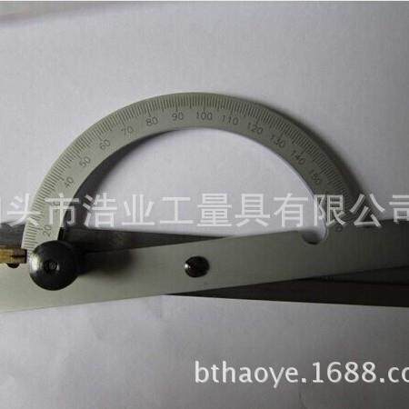 10-170度带锁紧螺栓可调角度尺100x150量角规镀铬150x300量角器