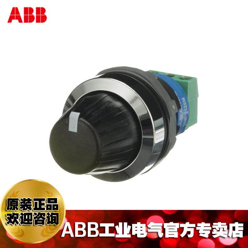 ABB带10K欧姆电阻电位计黑色旋钮MT-110B ;1SFA611410R1106