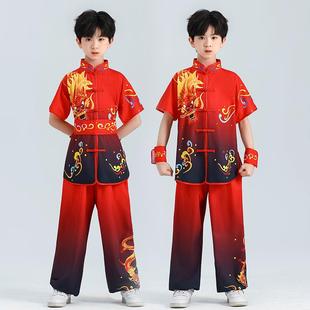 中式 习表小演服装 龙 成人男女术表演武服功夫训练学生武术练装 正品
