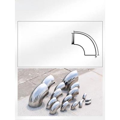 304不锈钢弯头90度排气管烟囱转接头冲压弯头直角焊接45度弯头