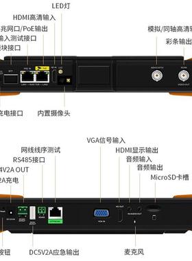网路C通工程宝PC-H12-ADH网络56180仪模拟同轴高清TV/V/AHD