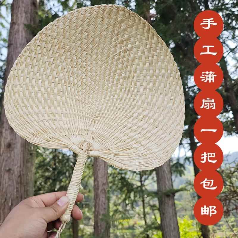 蒲扇子夏季扇男手工草编扇折扇手摇扇宝宝纳凉驱蚊扇子棕叶大蒲扇