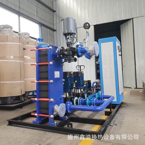 485远程通讯控制模块 304不锈钢板式换热器成套机组