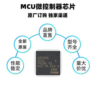 原装 STM32F205VGT6 LQFP-100 ARM Cortex-M3 32位微控制器-MCU