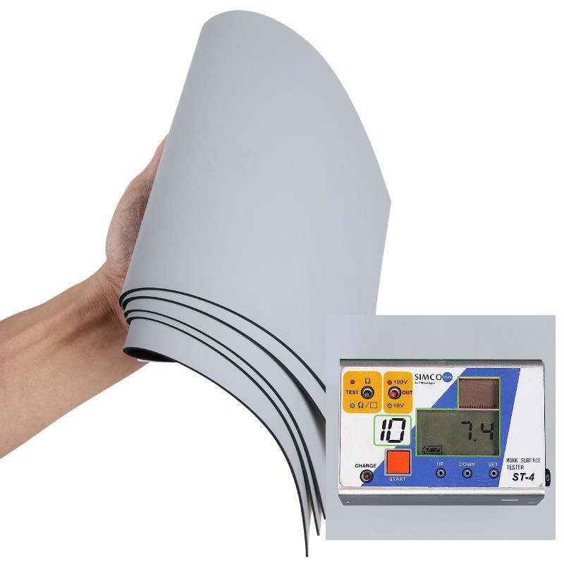 防静电2mm灰色防静电胶皮防静电台垫桌垫防滑耐磨防静电易清洗