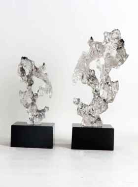 新中式水墨树MC-TY-62脂太湖石工艺品处摆店客厅玄关售楼酒大堂软