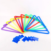 儿童运动器材跳房子格子游戏圈圈感统训练环道具宝宝体能圈玩具垫