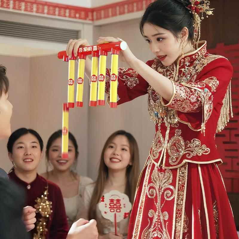 接亲游戏眼疾手快挑战整人堵门新郎伴郎创意搞笑氛围道具结婚用品