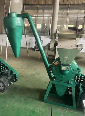 400型米糠稻壳粉碎机双工饲料豆粕玉米粉碎机麸皮稻壳粉碎机