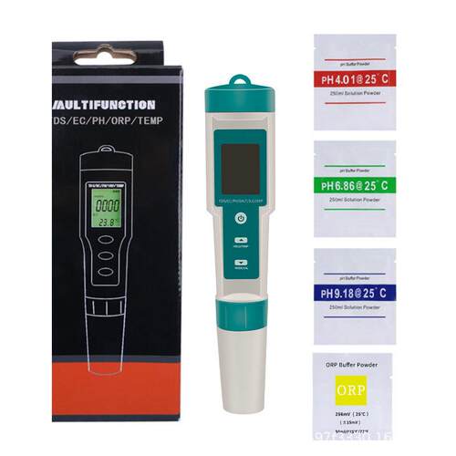 七合一C-600便携式水质检测笔盐度/PH/TDS/EC/ORP/SG比重测试7in1