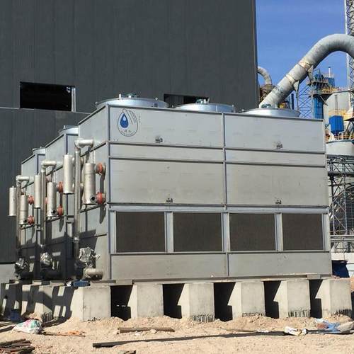 逆流闭式冷却塔不锈钢方形湿式冷却水塔工业玻璃钢静音降温设备