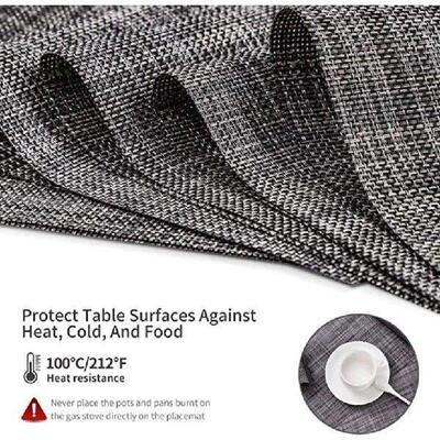 Placemats Set of 10 Heat-Resistant Placemats Kitchen Table