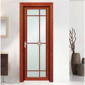 简约化妆室门双层钢化玻璃铝合金化妆室门厕所门浴室门厨房平开