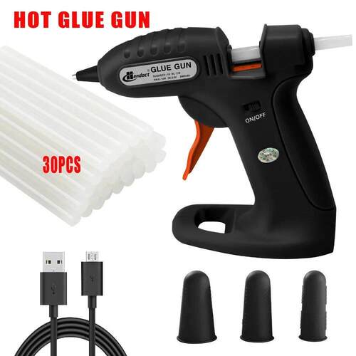 DC3.7V Cordless Hot Melt Glue Gun Household Handmade Small G