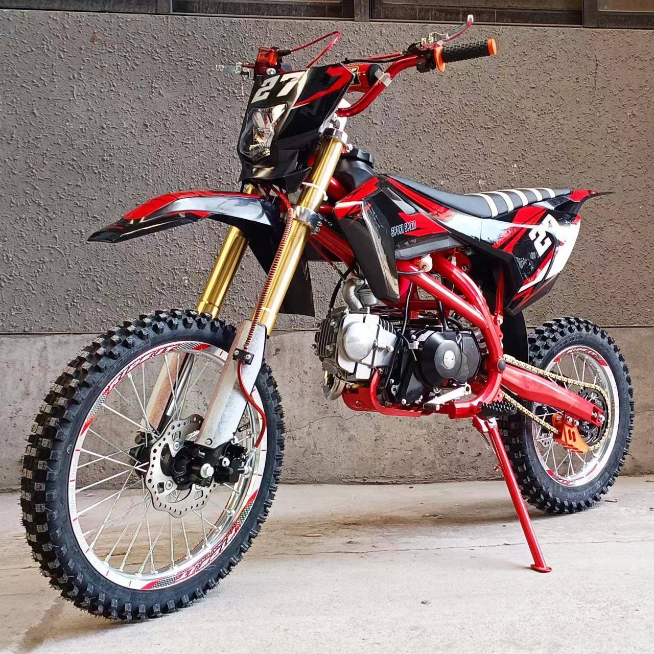 厂家直销125CC成人两轮越野摩托车山地车多色可选dirtbike可出口