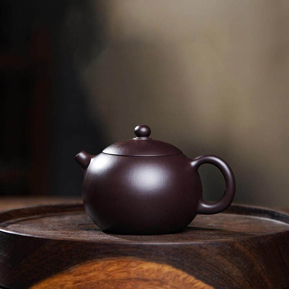 宜兴紫砂壶原矿百目老紫泥功夫茶具泡茶壶名家纯全手工西施壶250c
