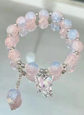 蝴蝶串珠手链印象小众高级手链