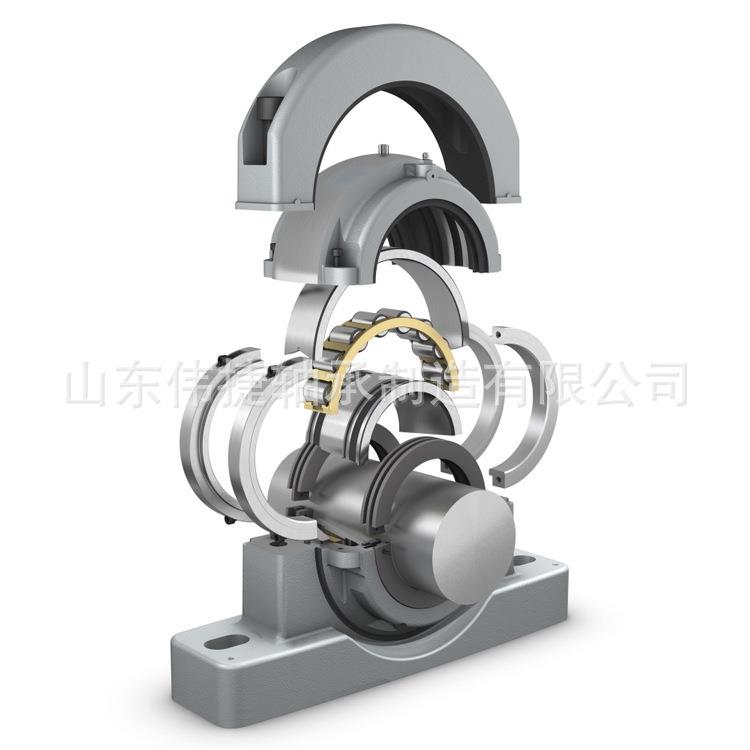 单列剖分剖圆二柱滚轴承固子定端01EB20UPX0GR类分轴承代替进口