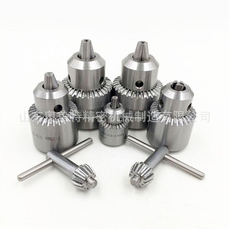 微型不6锈钢扳手钻夹头锥孔螺纹孔0.-4mm06-mmIVE0.8.-8m3m