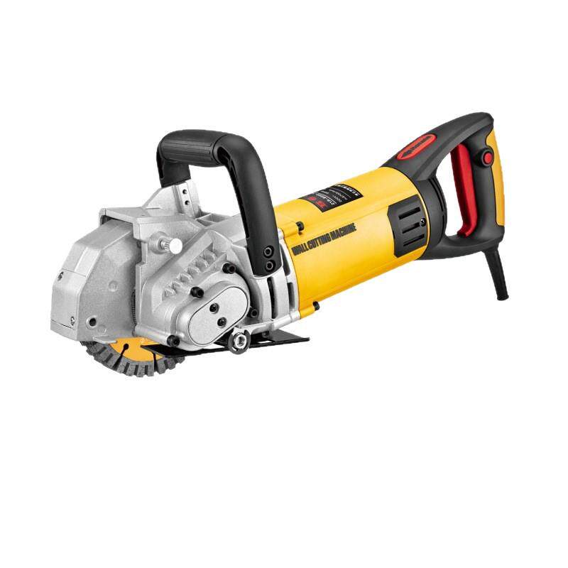 波斯开槽机墙面无尘水电线槽切割机大功率混凝土单片切槽机