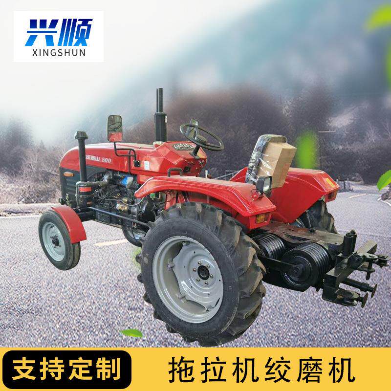 柴油拖拉机绞磨牵引机拖拉机绞磨收线机四轮机动绞磨车设备