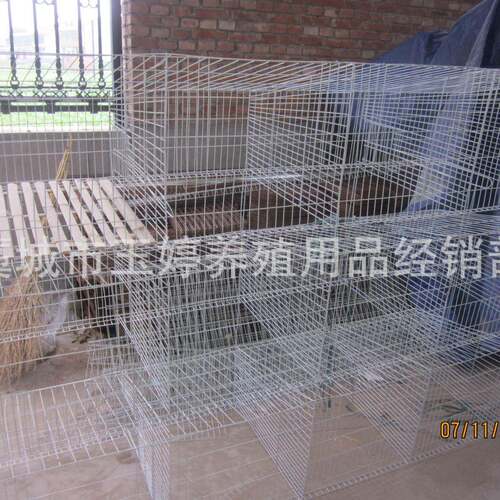 销售兔笼动物笼子养殖用品加粗加密3层兔笼4层兔笼