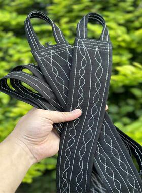 【加长加宽布抱婴袋】背系家用竹竹篓绳揹筐背绳背篼背箩筐篮帆布