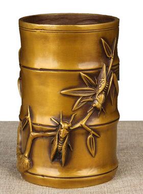 采购产品简易铜梅，兰，竹，菊笔筒，铜莲笔筒，铜马笔筒，铜龙笔