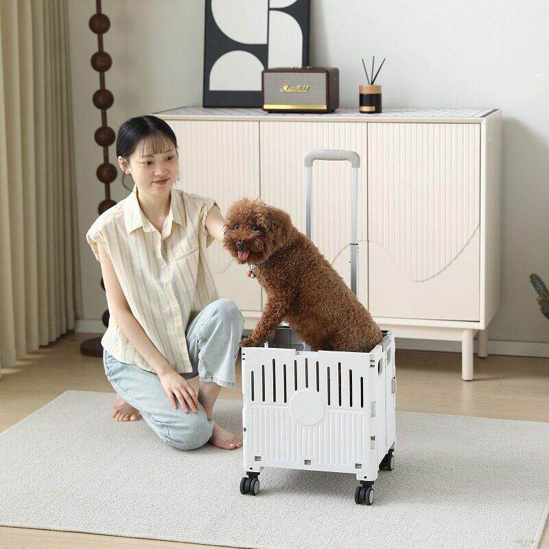宠物推车中小型犬轻便可折叠泰迪柯基猫咪遛狗外出轻便手推步车