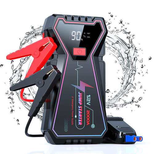 汽车应急启动电源12V大容量便携式搭电宝车载电瓶jumpstarter