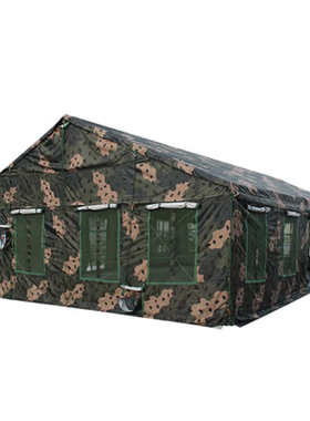 2006-72平米餐厅帐篷户外防寒隔热防雨野外拉练牛津布食堂帐篷