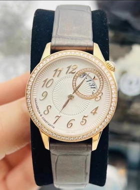 99新未使用30mm江诗丹顿伊灵女神1205F/000R-B622原钻石英女表