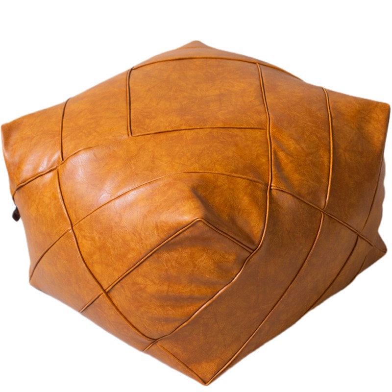 家用坐垫豆包摩洛哥方形蒲团民坐墩榻榻米0wyv宿装饰墩手工懒人皮