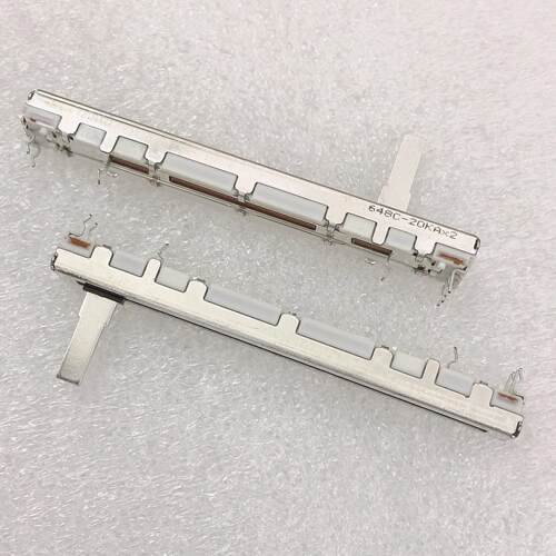 原装ALPS山叶mg12调音台音量75MM滑动推杆直滑电位计双联A20KX2