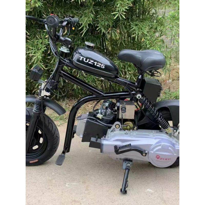 迷你小坦克125cc踏板车无级变速四冲汽油摩托车男女代步燃油整车