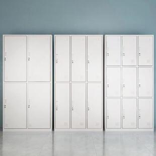 锁钢皮制更衣室收多门储 物柜工厂宿舍换衣柜带纳柜学生铁柜子碗