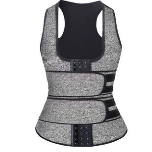 冬季 保暖护腰背心双腰收腹带背心保护腰椎塑身神器男女 升级款