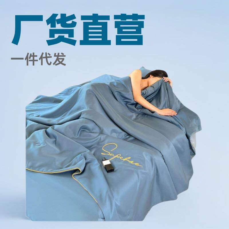 冰丝夏被四件套凉被被子可水洗被天丝空调被夏凉被棉被冰感冰爽